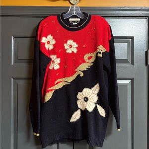 Diane Scott Black Knit Sweater